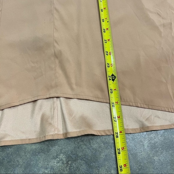 Maria + Cornejo Silk Blouse Womens Sz 8 Gold Brown Oversized Draped Pleated Read - Picture 8 of 9